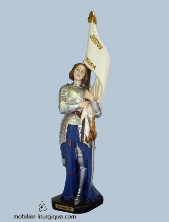 Sainte Jeanne d'Arc - 30 cm - Patine antique